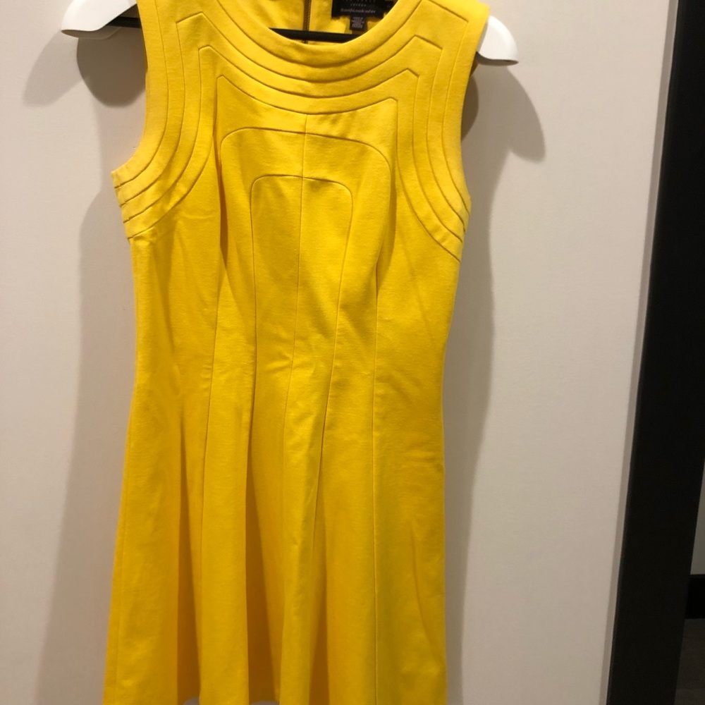 Ted Baker size 2 (us 6) yellow dress